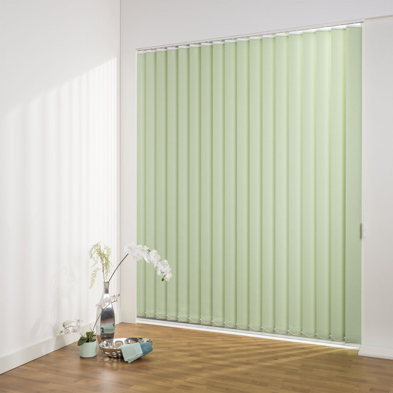 Blackout Vertical Blind, 200cm L x 180cm W, 12.7cm, Reed green