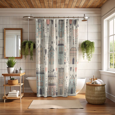 Rideau de douche Boho Hut - Premium