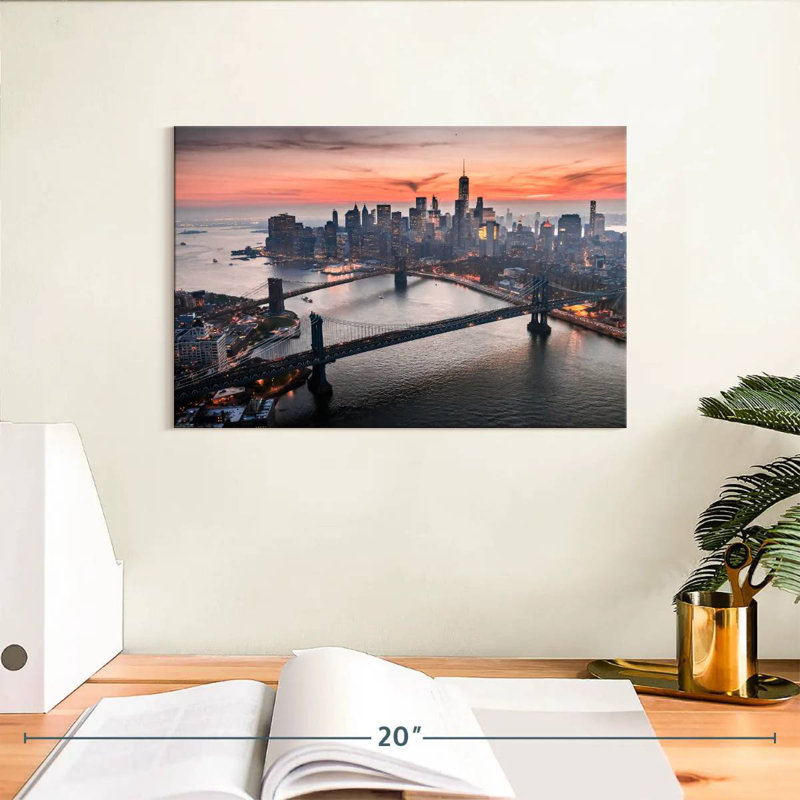 Sireci Dusky NYC Bridge, 8" H x 12" W