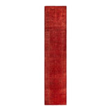 Overyed One-of-a-Kind Runner 2'7" X 12'1" Hand Knotted Area Rug