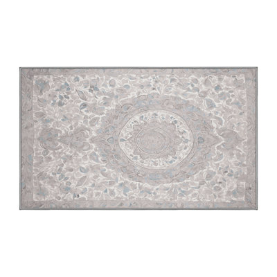 Machine Washable Gray Area Rug