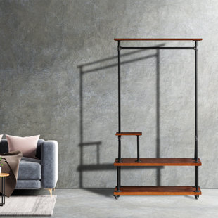 39.4'' Rolling Clothing Rack