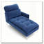Chaise longue rembourrée Meshawn avec appui-tête réglable-2074531044
