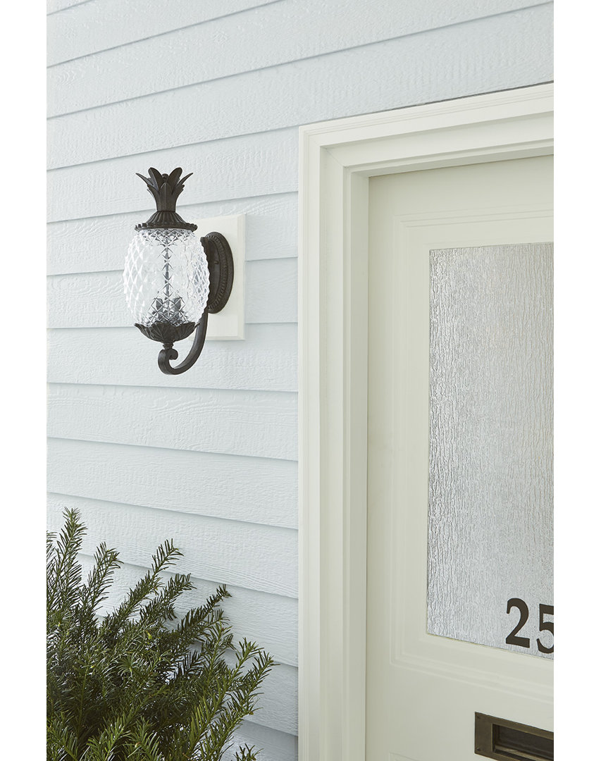 Arlesey Aluminum Wall Light Highland Dunes Fixture 