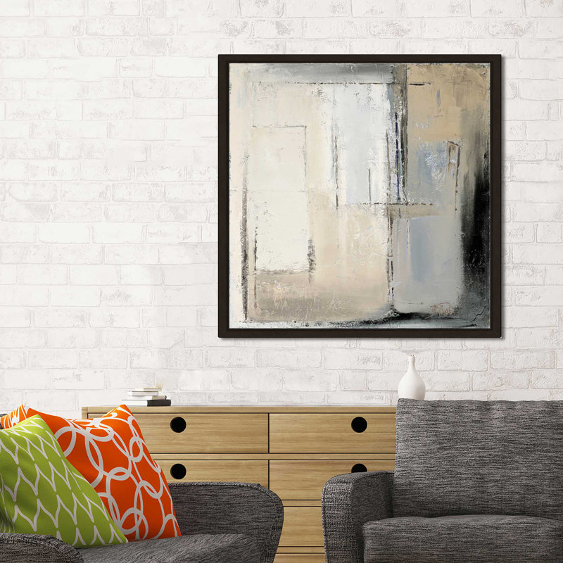 «Winter Dusk II», reproduction d'art sur toile encadrée, H 27,5 po x l 27,5 po x P 2 po