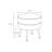 Upholstered Accent Ottoman(Only One Ottoman)-1204569524-1204569525