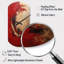 Horloge murale cylindrique dorée Okeith-972362263