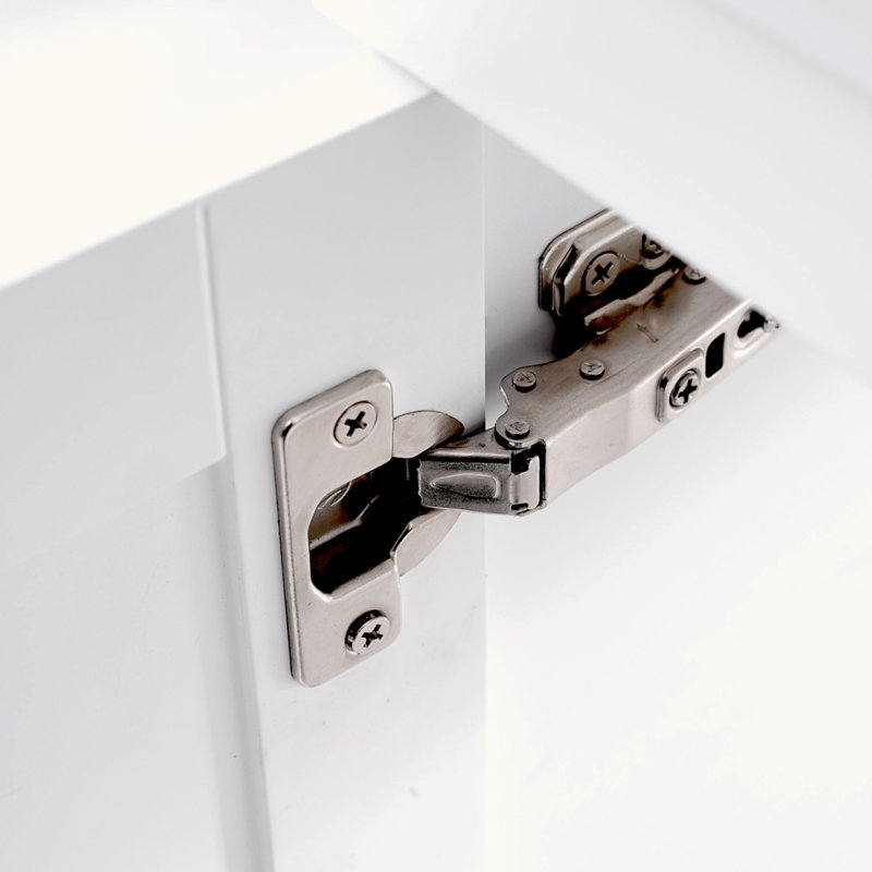 Meuble-lavabo de salle de bain sans lavabo, avec 5 tiroirs, Blanc