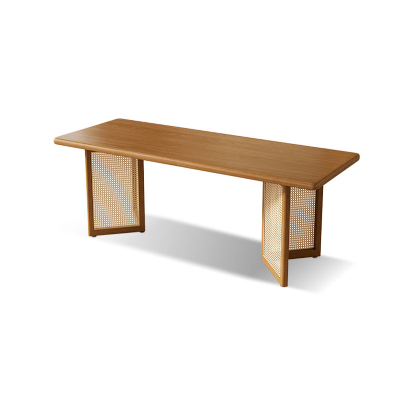 62.99" Brown Rectangular Solid Wood Butterfly Leaf  Dining Table, 29.53"H x 70.87"L x 31.5"W