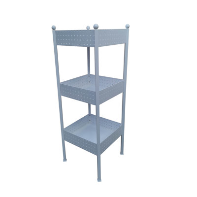 Support présentoir de sol à 3 niveaux 18,4 x 18,4 x 51,5 po