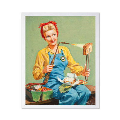 Rosie the Riveter fait du fromage grillé