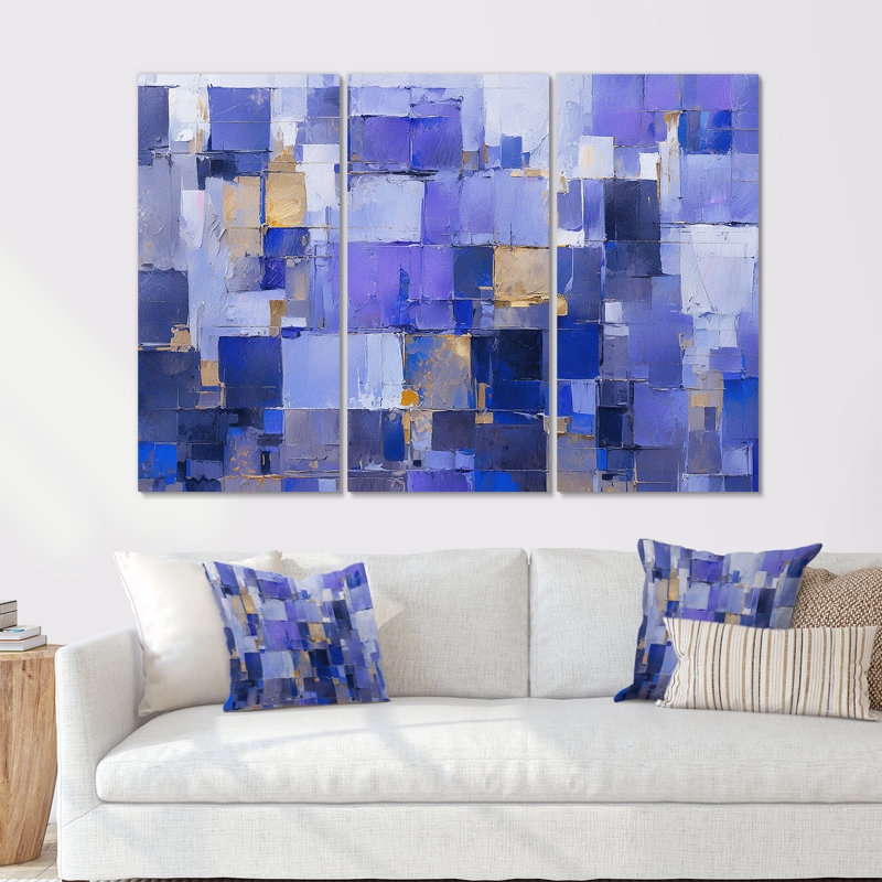 Contemporary Contemporary, Toile tendue, H 40 po x l 60 po x P 1 po