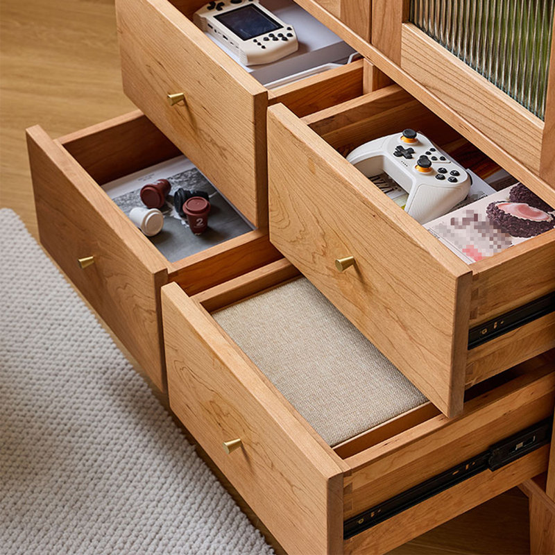 Bibliothèque de meubles de style nordique
