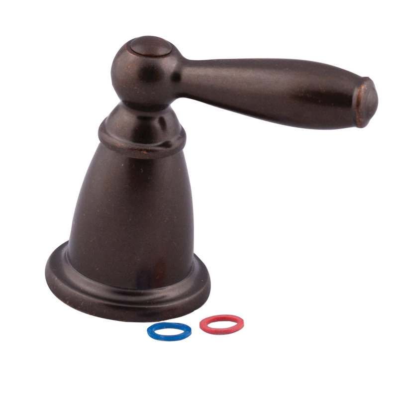 Ensemble de poignées chaudes / froides, Bronze huilé