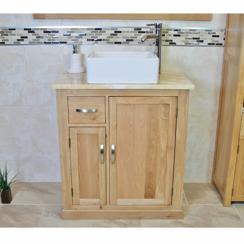 Demarco 751mm Single Bathroom Vanity with Vessel Ceramic Basin