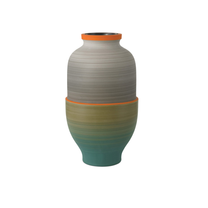 Happy 80's Handmade Ceramic / Porcelain Table Vase