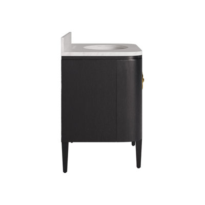 Meuble-lavabo ovale encastrable 36 po Briallen