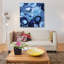 Agate In Blue II by Danielle Carson - Print on Canvas-56751068-42158916