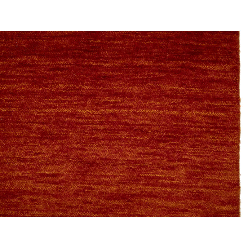 No-Shedding Hand Loomed Gabbeh Rug, 100% Wool, Solid Colour, Fade & Stain Resistant, Durable