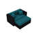 Suffern 63'' Wide Powder Coated Aluminum Patio Daybed with Cushions
