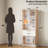 Adonia Modern 59"H For Home Office With 2 Drawers, Cabinet And 5 Storage Cubes-1180230509