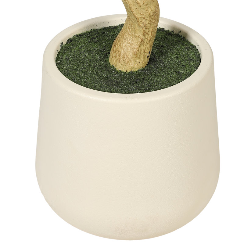 Olive artificielle de 6 pi en pot, plantes artificielles pour la maison et le bureau, 72 (in) x 23 (in)