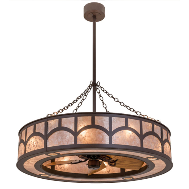 Mission Downrod Ceiling Fan