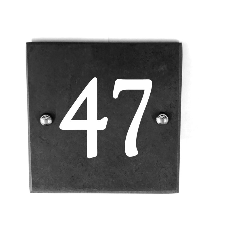 DeDee 15cm H Slate House Number