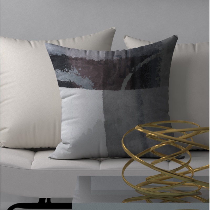 Reversible Throw Pillow, 24" x 24"