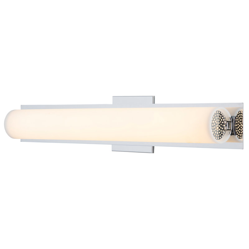 Croton Dimmable LED Vanity Light, Polished Chrome