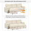 Ustyle Sleeper With Storage Bags And Armrest Cup Holders - 3 Furniture Relaxing Sectional Beverage-688962727