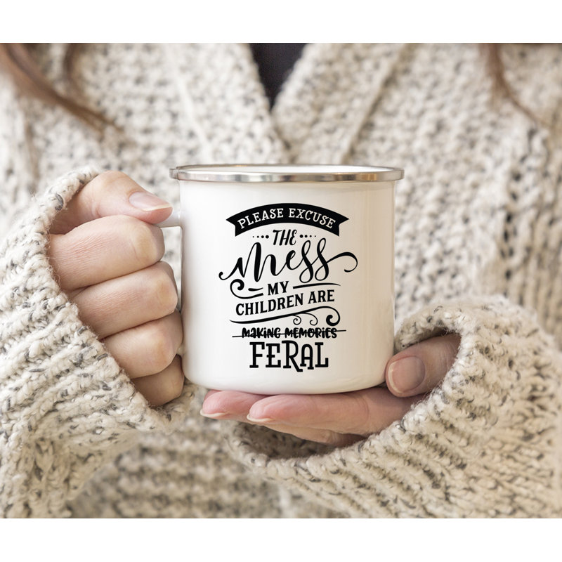 Tasse de camping «Funny Mom», Excuse