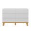 Commode moderne à 6 tiroirs l 47,2 po Arneisha