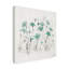 « wildflowers iii turquoise », reproduction de peinture à l’acrylique sur toile tendue-33413394