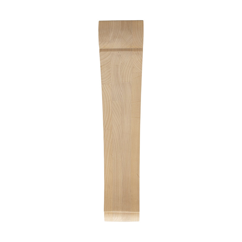 Large Unfinished Alder Wood Traditional Corbel Bracket