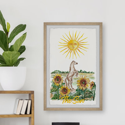 The Sun Tarot 1 Piece Single Picture Frame Painting