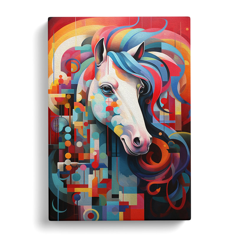 Pony Orphism - Wrapped Canvas Print, 60cm H x 40cm W x 3cm D