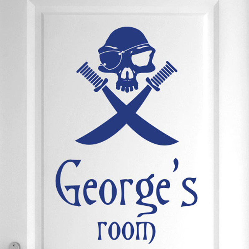 Nautical & Beach Wall Decal, Dark Blue, Yes