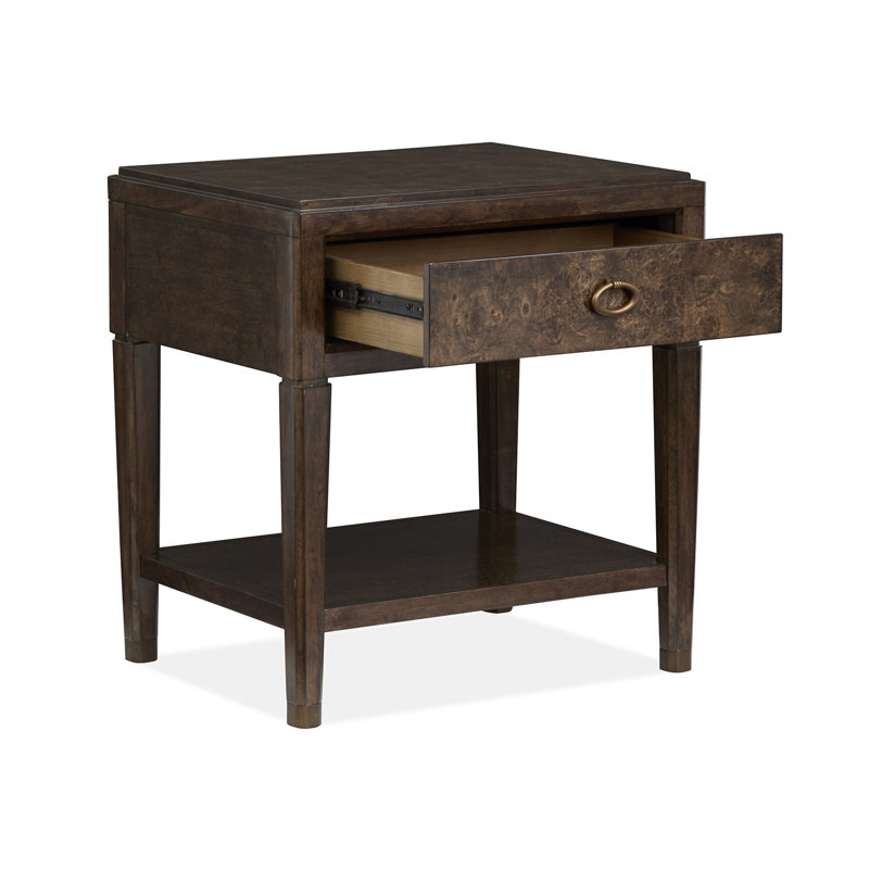 Table de chevet ouverte
