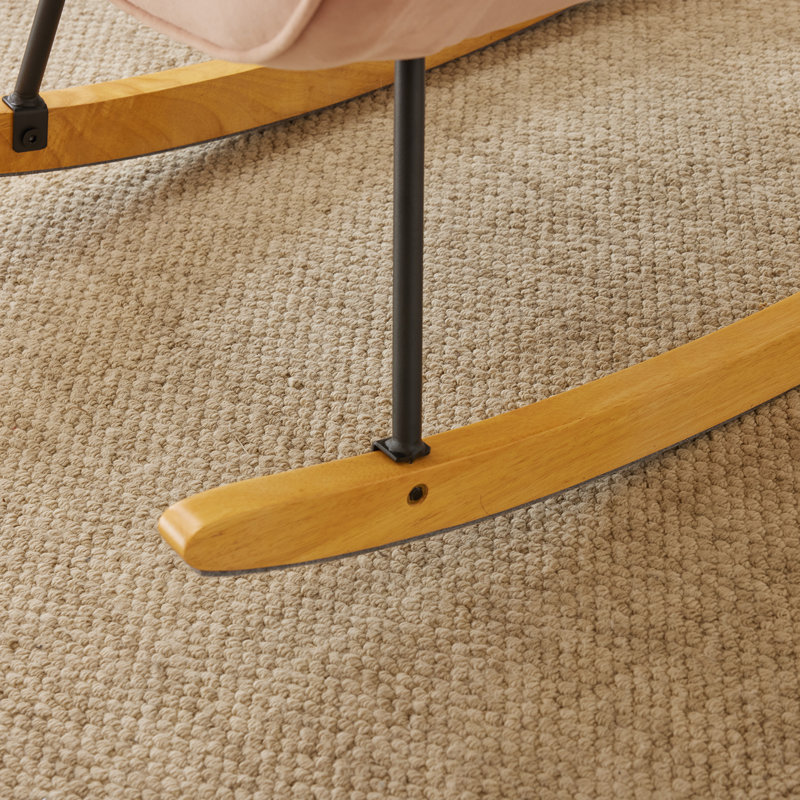 Chaise berçante Auxter, Rose