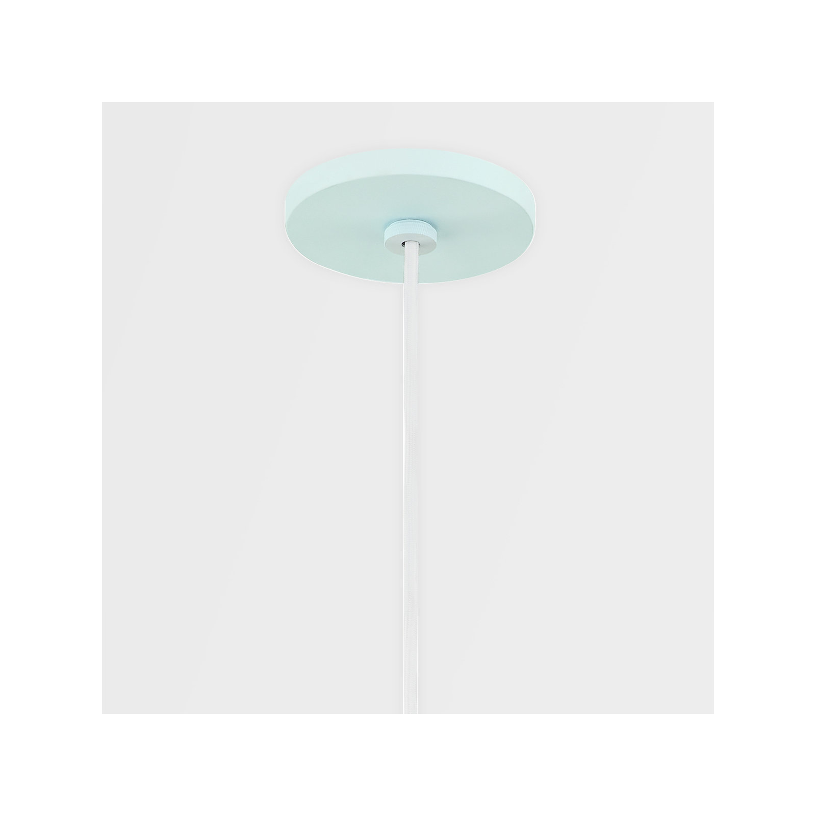 Single Light Pendant, 16" H x 28" W x 28" D, G40, Blue