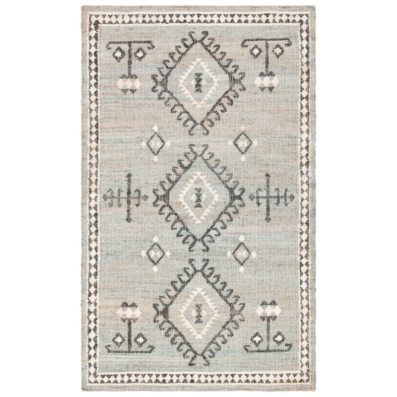 Gilreath Flat Weave Jute Southwestern Rug, Rectangle 8' x 10'