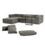 Canapé modulaire Boneless avec table d'appoint en L pour salon-2056989363