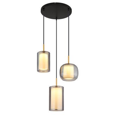 Natija 1 - Light Matte Black LED Pendant