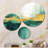Abstract Wall Decor on Metal