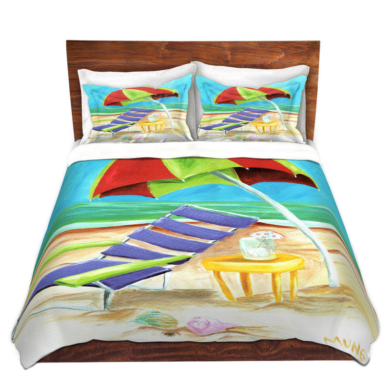 Ensemble de housse de couette en microfibre DiaNoche par Marley Ungaro - Take a Dip