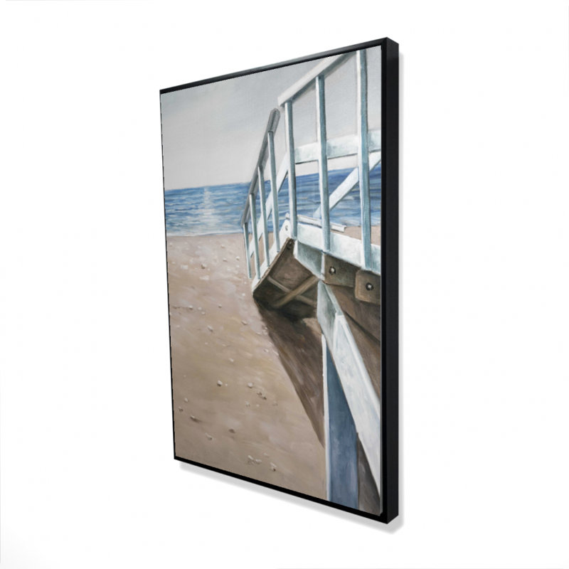 «Soft Seaside Landscape» sur toile, H 36 po x l 24 po