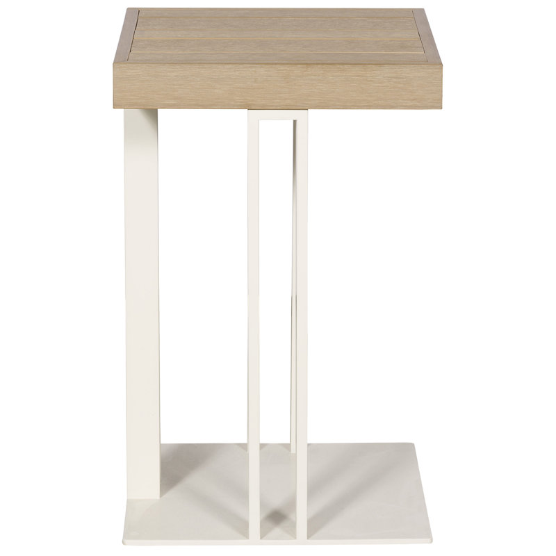 Table d'appoint d'extérieur rectangulaire L 14 po x l 14 po Montecito