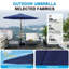 Parasol de patio 9 pi avec base-133047207