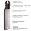 Hommix Ceramic Coated Bottles - Blue-91465906
